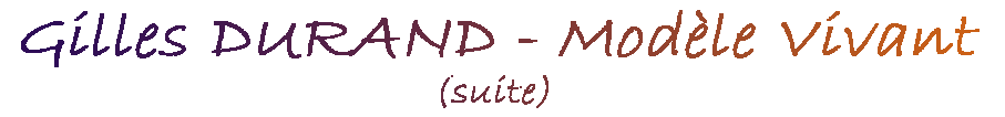 Gilles DURAND - Peintre, Aquarelles, Modele Vivant (suite)